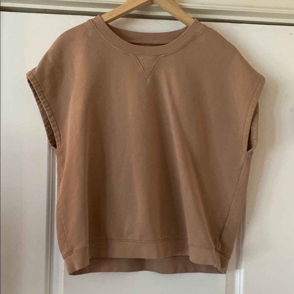 Madewell (re)sourced cotton short sleeve relaxed sweatshirt